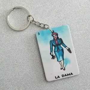 La Dama Loteria Keychain